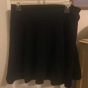 Black skater skirt